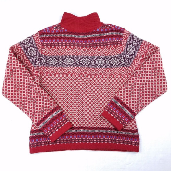 L.L. Bean Fair Isle Sweater - Small - Picture 2 of 8